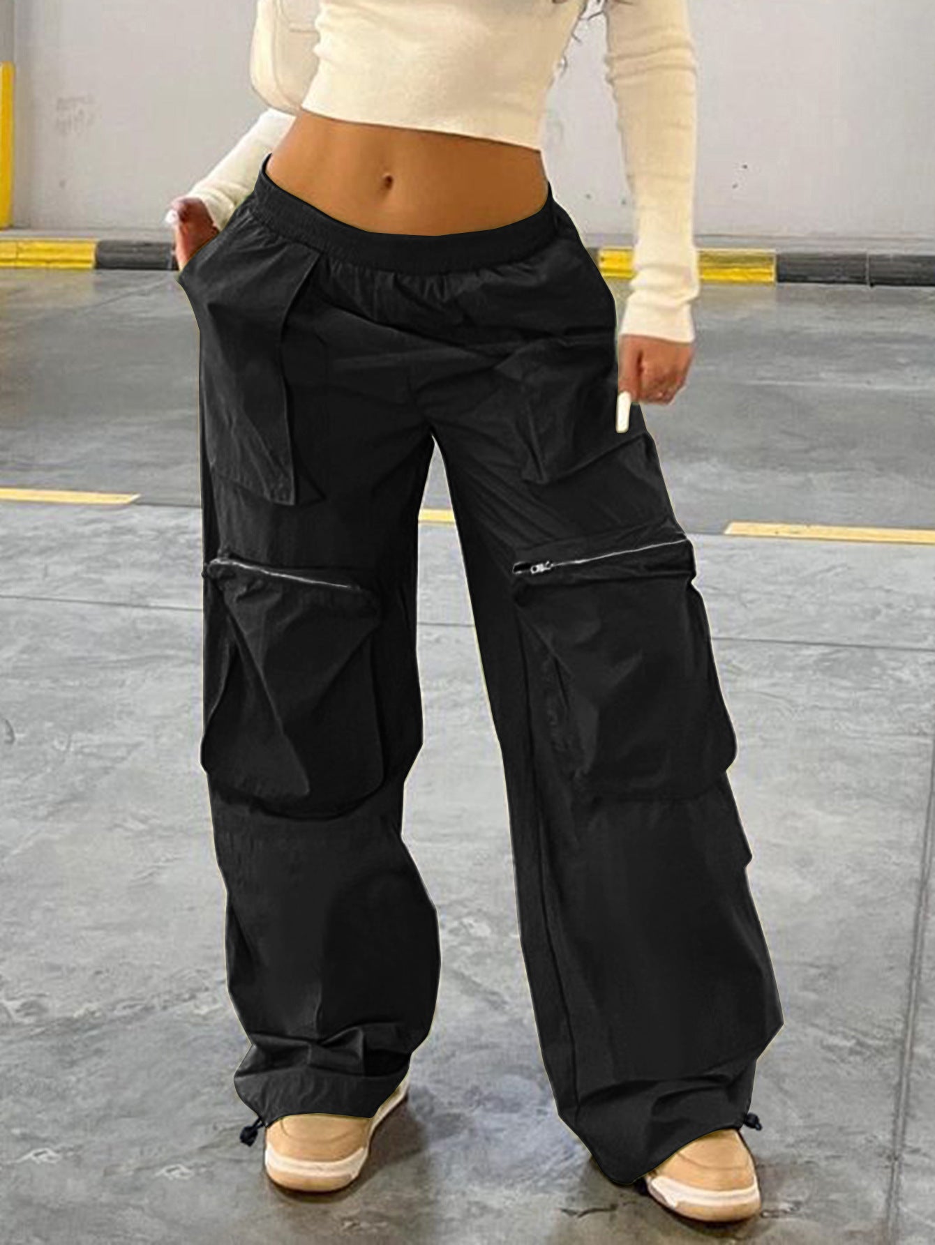 Collection of Low Waist Trousers in a gallery layout