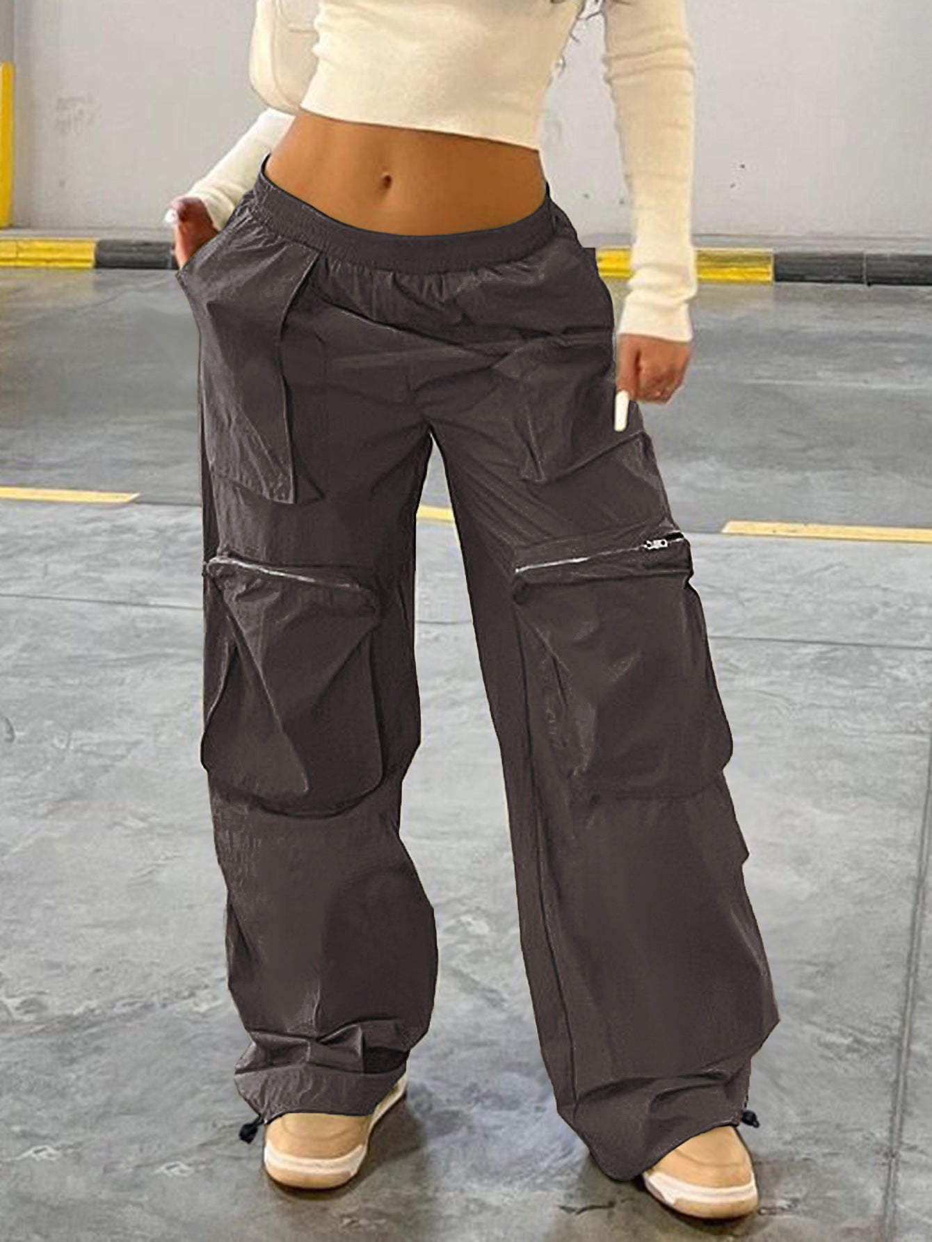 Collection of Low Waist Trousers in a gallery layout