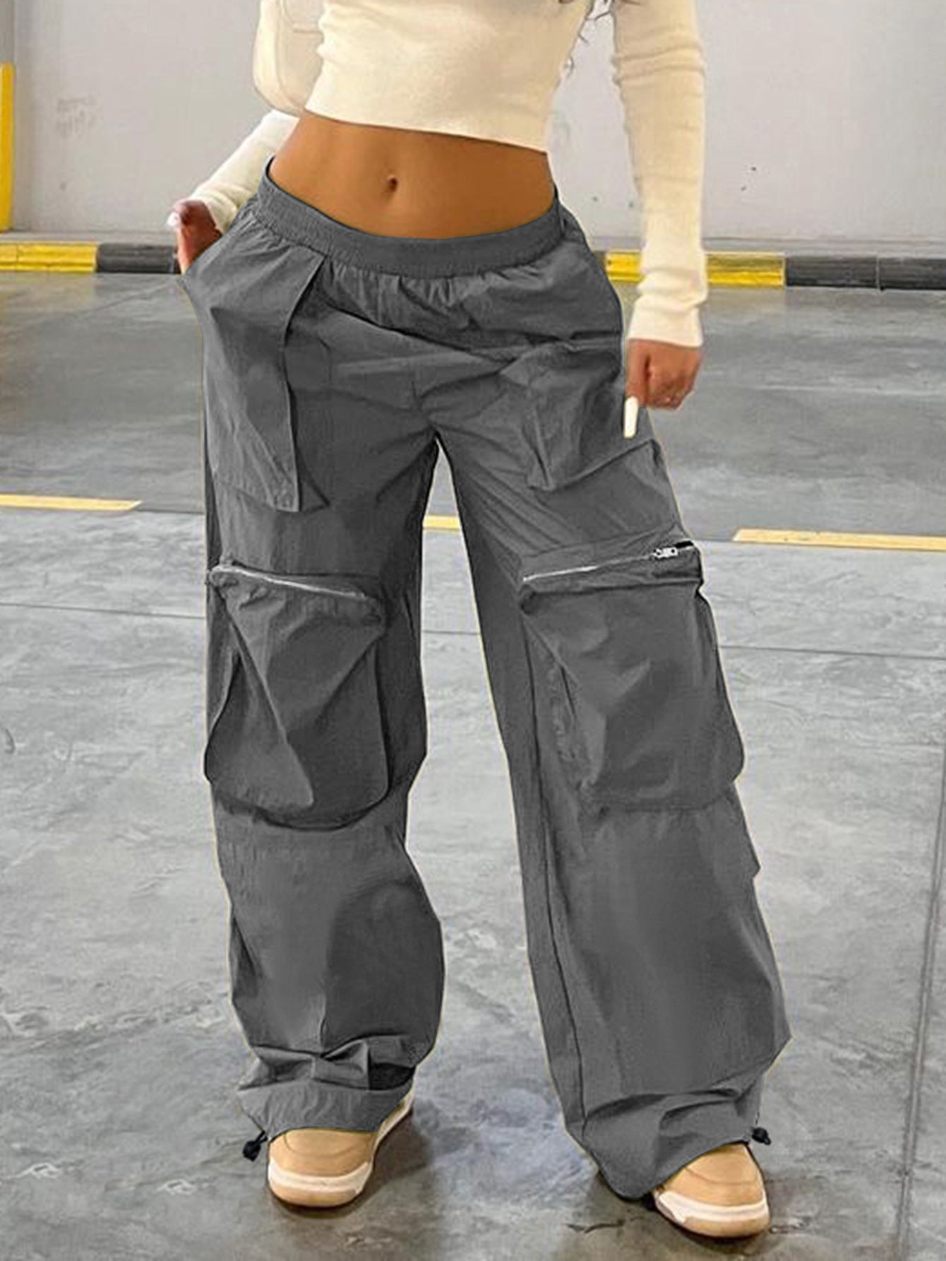 Collection of Low Waist Trousers in a gallery layout